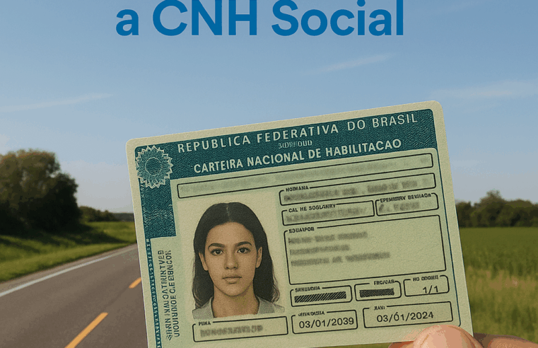 CNH Social garante habilitação gratuita para pessoas de baixa renda a partir de agosto